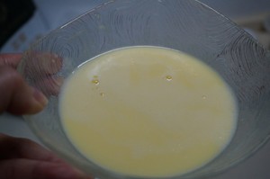 Oreo milk chocolate crisp in a milk carton Step 3 of how to make a skin ice cream
