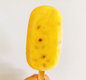 Step 8 of Passion Fruit and Mango Ice Cream