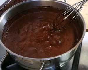 Sweet and sweet - dark chocolate ice cream recipe step 2 