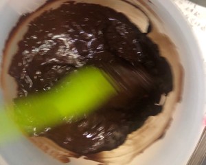 Step 30 of mint chocolate ice cream