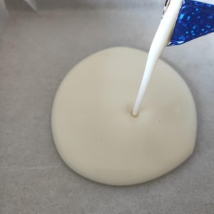 The practice of fried yogurt step 2