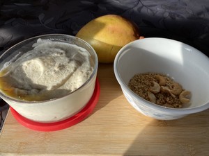 Three simple ingredients homemade delicious mango ice cream (no egg yolk version) practice step 12