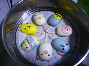 "Ice cream" should be eaten while it is hot - the recipe of cute ice cream steamed buns 17