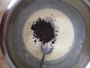 Oreo ice cream (no cream) practice step 12
