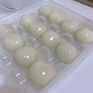 The practice step 5 of chocolate crispy glutinous rice balls