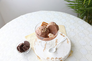 Belgian chocolate ice cream [ice cream machine version] practice step 15