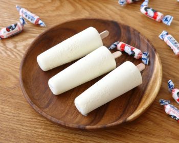The practice of white rabbit toffee popsicle/ice cream