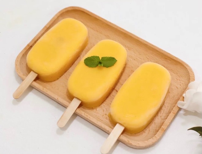 ?Homemade mango yogurt ice cream - practice 0 skills 3 minutes to get it done